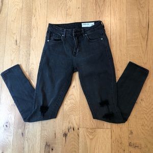 Pistola charcoal grey skinny jeans